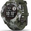 Garmin Instinct Solar, Rugged Outdoor Smartwatch with Solar Charging Capabilities, Built-in Sports Apps and Health Monitoring, Lichen Camo