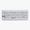 Higround Summit 2.0 SNOWSTONE 65% Mechanical USB Wired Gaming Keyboard, Dreamland Linear Switches, Programable RGB, Hot-Swappable, Deep Thock Creamy Sounding PC Keyboard