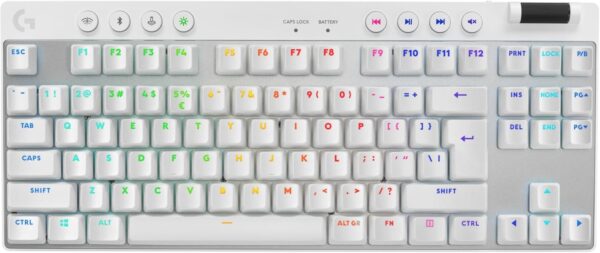 Logitech G PRO X TKL LIGHTSPEED - Wireless Gaming Keyboard - White - US INT'L - TACTILE