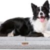 Low-Profile Dog Pad Mat for Large Dogs, Washable Ultra Soft Dog Crate Mat, High Density Foam Pet Beds for Indoor & Outdoor Dogs, 36" x 27", Gray