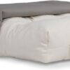Naturepedic Organic Small Pet Bed - Super Plush Dog & Cat Beds - Ultra Supportive Dog Bed Mat - Ideal Pet Bed with No Polyurethane Foam - 23" x 17" x 3"