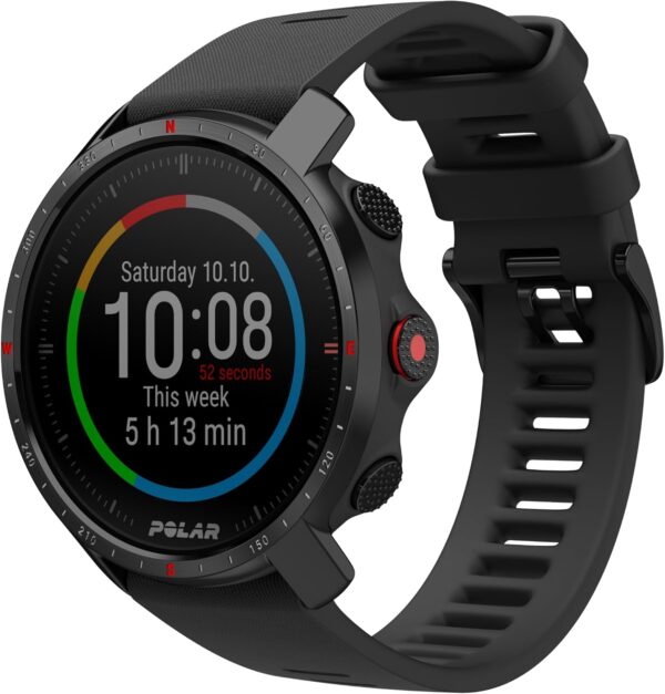 POLAR Grit X Pro - GPS Multisport Smartwatch - Military Durability, Sapphire Glass, Wrist-Based Heart Rate, Long Battery Life, Navigation - Ideal for Outdoor Sports, Trail Running, Hiking
