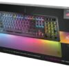 ROCCAT Vulcan II Max – Optical-Mechanical PC Gaming Keyboard, with Customizable RGB Illuminated Keys and Palm Rest, Titan II Smooth Linear Switches, Aluminum Plate, 100 M Keystroke Durability - Black