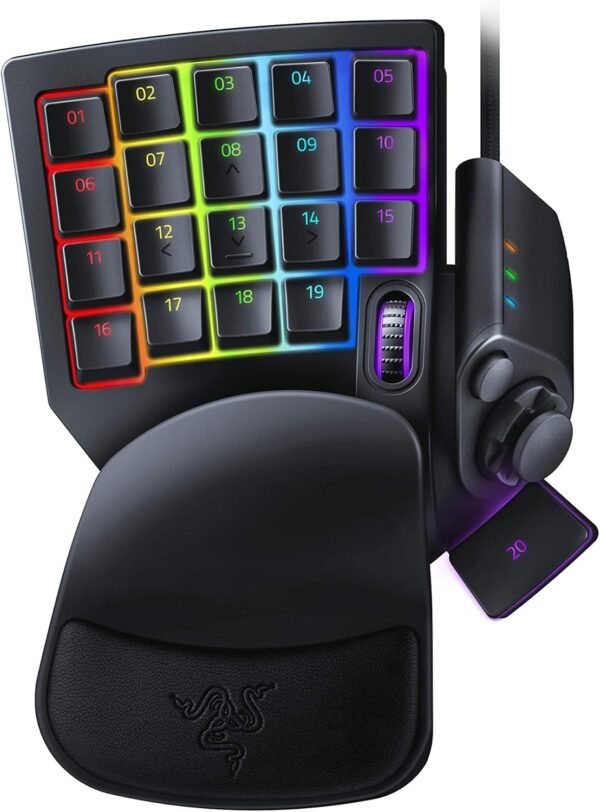 Razer Tartarus Pro - Gaming-Keypad - Gamepad with Analogue-Optical Buttons and Rapid-Trigger Mode (32 programmable Buttons, Customisable Trigger Point, 8 Profiles, Adjustable Actuation) Black
