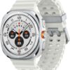Samsung Galaxy Watch Ultra 47mm LTE AI Smartwatch w/Energy Score, Wellness Tips, Heart Rate Tracking, Sleep Monitor, Fitness Tracker, GPS, 2024,Titanium White [US Version, 1Yr Manufacturer Warranty]