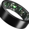 Smart Ring | Health & Fitness Tracker | Stress & Sleep Monitoring | Buy Ring Sizing Kit First | 15+ Workout Modes | Track Steps, HRV, HR, SPO2 | Smart Ring for Men & Women | Matte Black 13