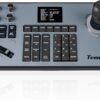 Tenveo PTZ Camera Joystick Controller LCD Screen Preview 4D Joystick Controller Keyboard Support NDI PoE Visca Over IP RS422 RS485 RS232 Pelco-D/P For Church/Event/OBS/Vmix/Live Streaming(KB200)