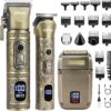 Ufree Beard Trimmer, Hair Clippers Mens Shaver Electric Razor, Hair Trimmer for Men Cordless Barber Clippers and Trimmers Set, Hair Cutting Kit for Men Grooming Gifts