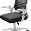 VOSAREA Convenient Gaming Chair Adjustable Height Lifting Office Chair Comfortable Mesh Fabric Smooth Rolling Casters for Home School