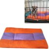 VOSAREA Warm Pet Fleece Pad Dog Blanket Cushion Bed Mat for Chihuahua Husky Multi-use Mat for Couch Car Travel Decorative
